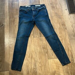 Pilcro and the Letterpress by Anthropologie mid Rise Skinny Sz 28